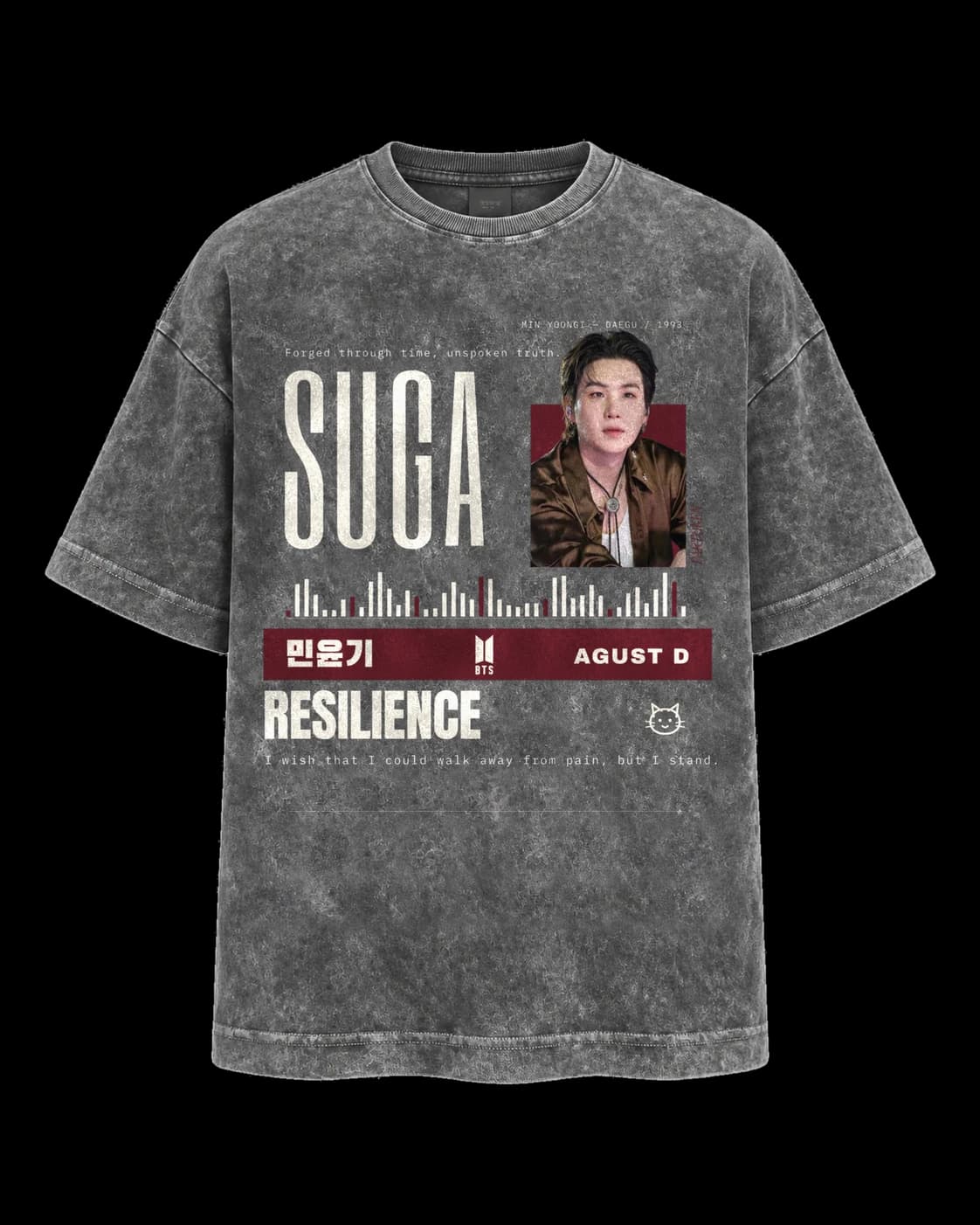 Camiseta Suga · Resilience — frente